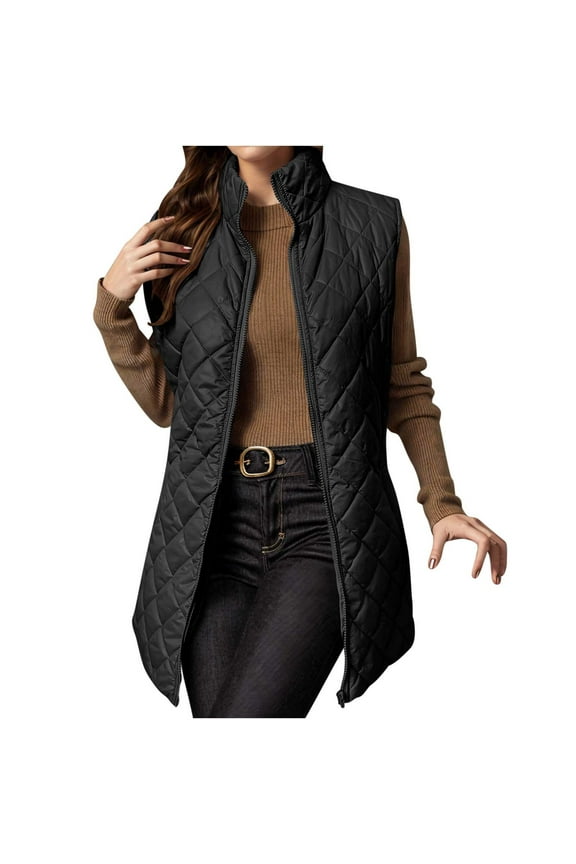 Women's Lightweight Packable Accent Puffer Jacket, Water-Resistant Winter Coat