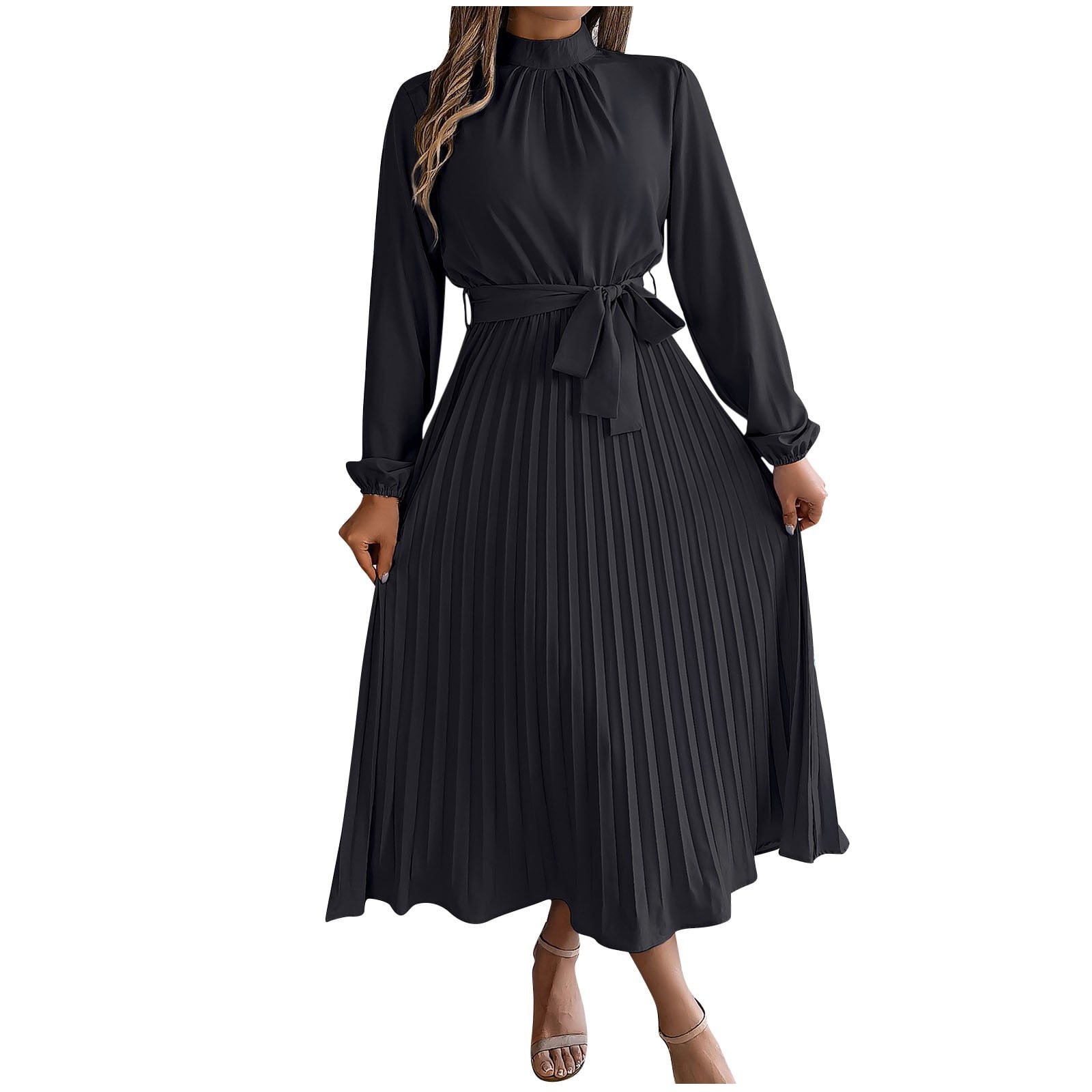open lace back dress Amazon.com: Women's Dresses Turtleneck Flounce Sleeve Pleated Hem Belted  Dress Dress for Women(Dark Green,Large) : Clothing, Shoes & Jewelry main image 0