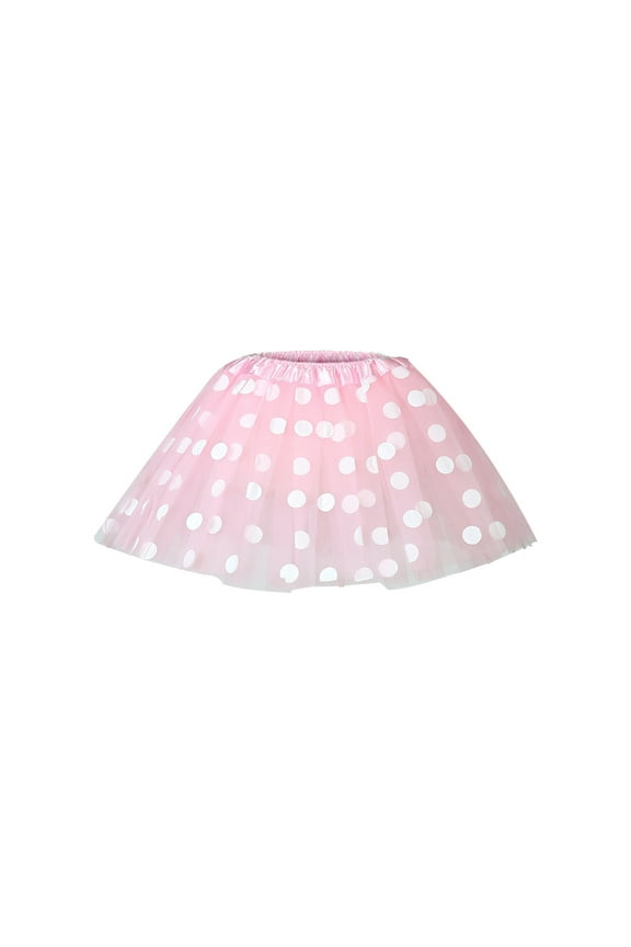Women's Polka Dot Tulle Tutu Skirt Layered Ballet Tutu Skirts Halloween Costume Tutu Skirt for Women and Girls