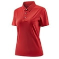 thumbnail image 1 of Generic Women's Polos Golf Shirts Button down Short Sleeve Collared Tops Lightweight Moisture Wicking Tennis Work Athletic Top, 1 of 7