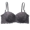 thumbnail image 1 of Generic Women's Push Up Lace Bra Underwire Plunge Full Coverage Bras Sexy Plus Size Support, 1 of 3