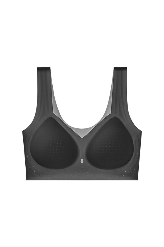 Women's Seamless Bra Wide Straps Full Coverage Supportive Sexy Bralette Soft Push-Up Soft Wavy Edge Everyday Bras