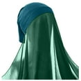 thumbnail image 1 of Generic Women's Soft Chiffon Long Scarf Shawl Fashion Hijab Wrap Hijab Tudung Hijab With Cap Attached Hijab Scarf Veil Scarf For Women Wrap For Head Scarf Non-slip Hijab With Cape, 1 of 3