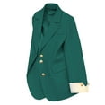 thumbnail image 1 of Generic Women's Spring Fall Work Blazers Casual Long Sleeve Business Versatile Blazer Coat Button Lapel Office Jackets Outwear, 1 of 3