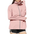 thumbnail image 1 of Generic Women's UPF 50+ Sun Jacket Full Zip High Neck Long Sleeve Lightweight Quick Dry Breathable Athletic Outdoor Sweatshirts, 1 of 3