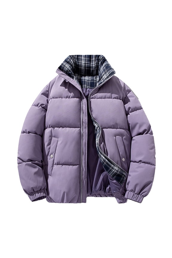 Women's Winter Lightweight Puffer Jacket Baggy Padded Down Coats Casual Oversized Trendy Outwear with Pockets