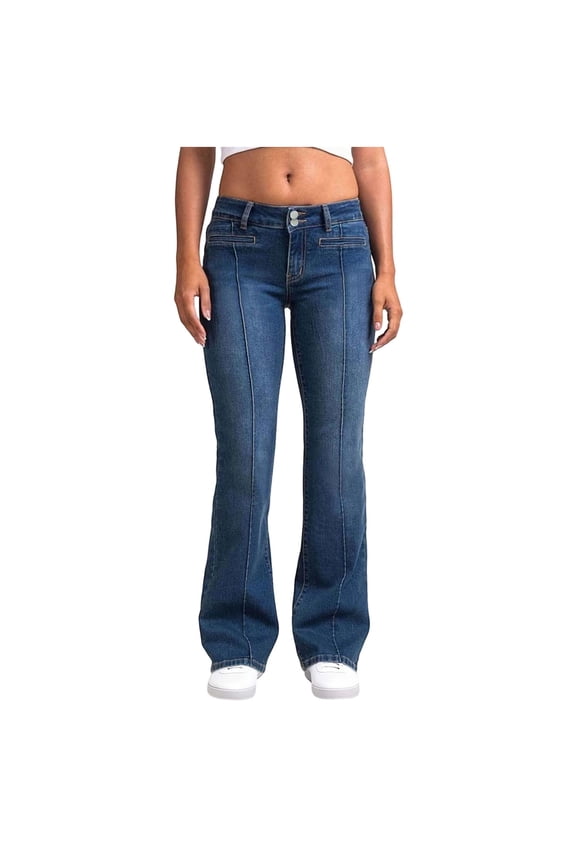 Womens Baggy Cargo Jeans for Women with 6 Pockets Straight Hip Hop Wide Leg Jean Casual Vintage Baggy Pants