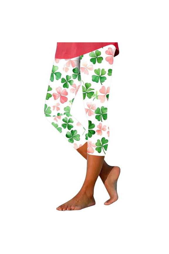 Womens Capri Leggings Yoga Pants Gym Workout Pilates Pants Casual Running Compression Fitness Bottoms