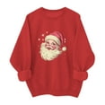 thumbnail image 1 of Generic Womens Christmas Sweatshirts Cute Santa Printed Ugly Sweaters Crewneck Long Sleeve Pullover Tops Holiday Xmas Shirts, 1 of 5