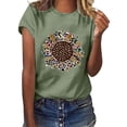 thumbnail image 1 of Generic Womens Graphic Tees Sunflower Shirts Vintage Flower Graphic Tees Shirts Inspirational Tees Casual Tops, 1 of 4