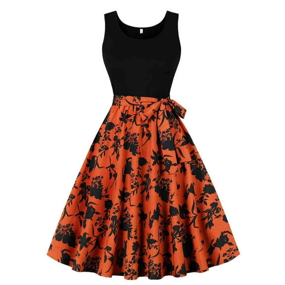 Generic Womens Plus Size Dress Oversized Baggy Floral Print V Neck Dresses Summer Casual Comfy Loose Flowy Beach Dress