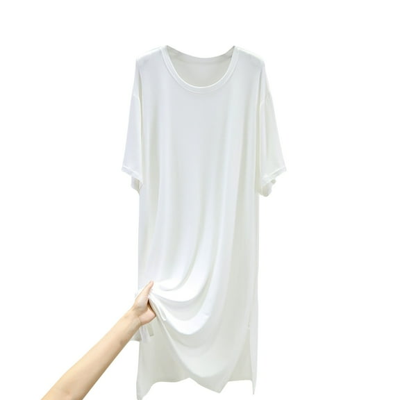 Generic Womens Sparkly Dress Fashion Glitter Short Sleeves Lapel V-Neck Loose Casual Midi Dresses Polka Dot Party Dress