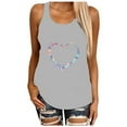 thumbnail image 1 of Generic Womens Tank Tops Summer Racerback Graphic Tanks Beach Vacation Tops Loose Running Athletic Sleeveless Shirt Cami, 1 of 3