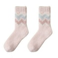 thumbnail image 1 of Generic Womens Winter Socks Autumn And Winter Mid Tube Socks Coral Thickened Warm Stockings Women'S Ankle Socks Ladies Crew Socks, 1 of 3