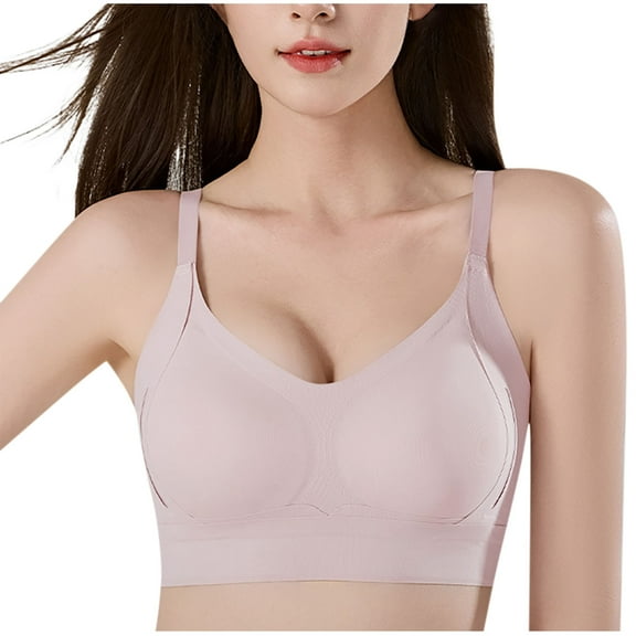 Generic Womens Wireless Push Up Bra Seamless Pullover Bra No Underwire Comfortable Support Everyday T Shirt Bra
