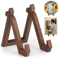 thumbnail image 1 of Generic Wooden Plate Holder Picture Frame Holder Desk Book Shelf Portable Decorative Plates Easel Display Stand for Home Dish Cooking, 1 of 8