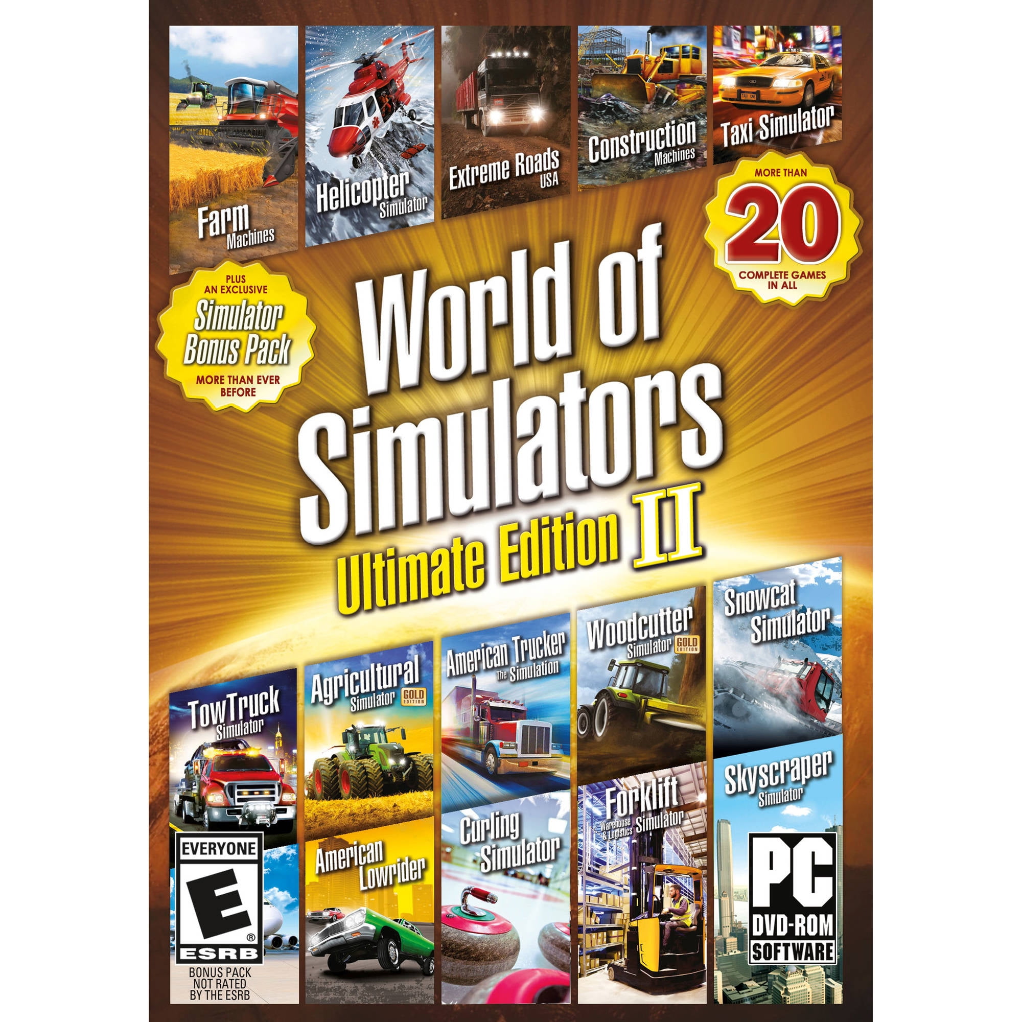 World of Simulators: Ultimate Edition 20 Video Games PC