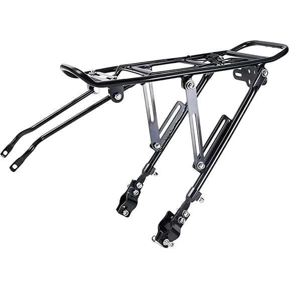 Generies Biking Universal Adjustable Bike High Capacity Cargo Rack Cycling Equipment Stand Footstock Bicycle Luggage Carrier Racks