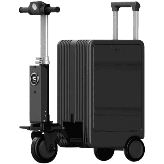 Generix Geek GlideX 2-in-1 Smart Ride-On Suitcase, Black
