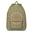 thumbnail image 1 of Generous Boho Mandala Print Backpack for College Bound, Roomy Laptop Space Bookbag, Durable School Essential for Work Commute, Ideal Gift, 1 of 5