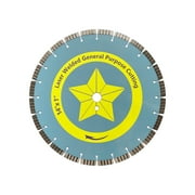 Generous Cutting Disc 14 Diamond Saw Blade for Concrete,Brick,Stone,Masonry Aggressive Fast Cutting,Dry/Wet Use,Fits 1" Arbor Saws