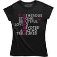 thumbnail image 1 of Generous Strong Beautiful Loving Devoted Amazing Treasured Women's T-Shirt, 1 of 4