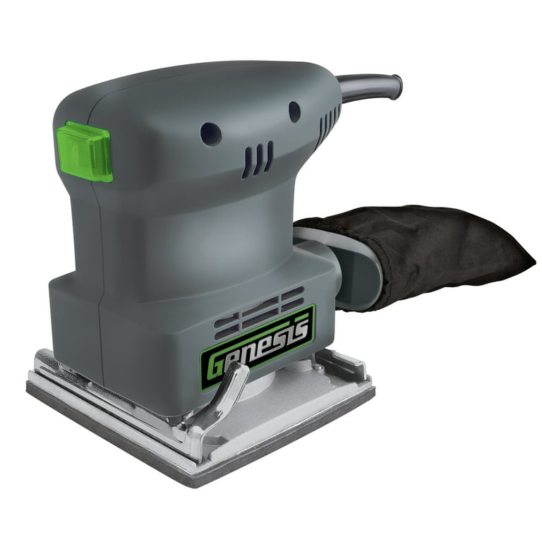 Genesis 1/4 Sheet Palm Sander with Dust Collector Bag Genesis 1/4 Sheet Palm Sander with Dust Collector Bag