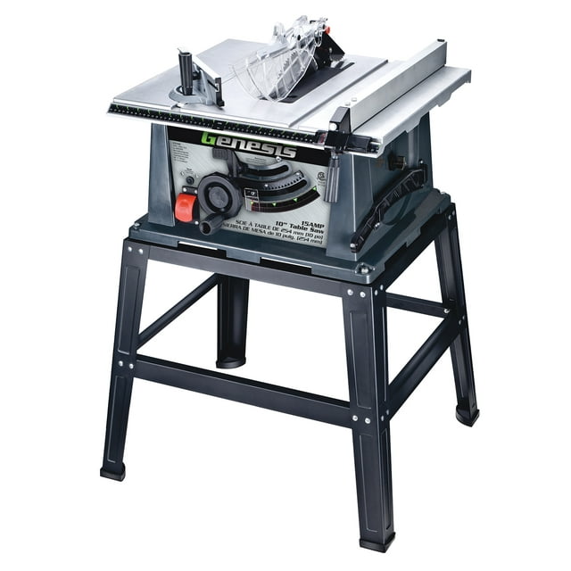 Genesis 10-Inch Table Saw With Stand, GTS10SB