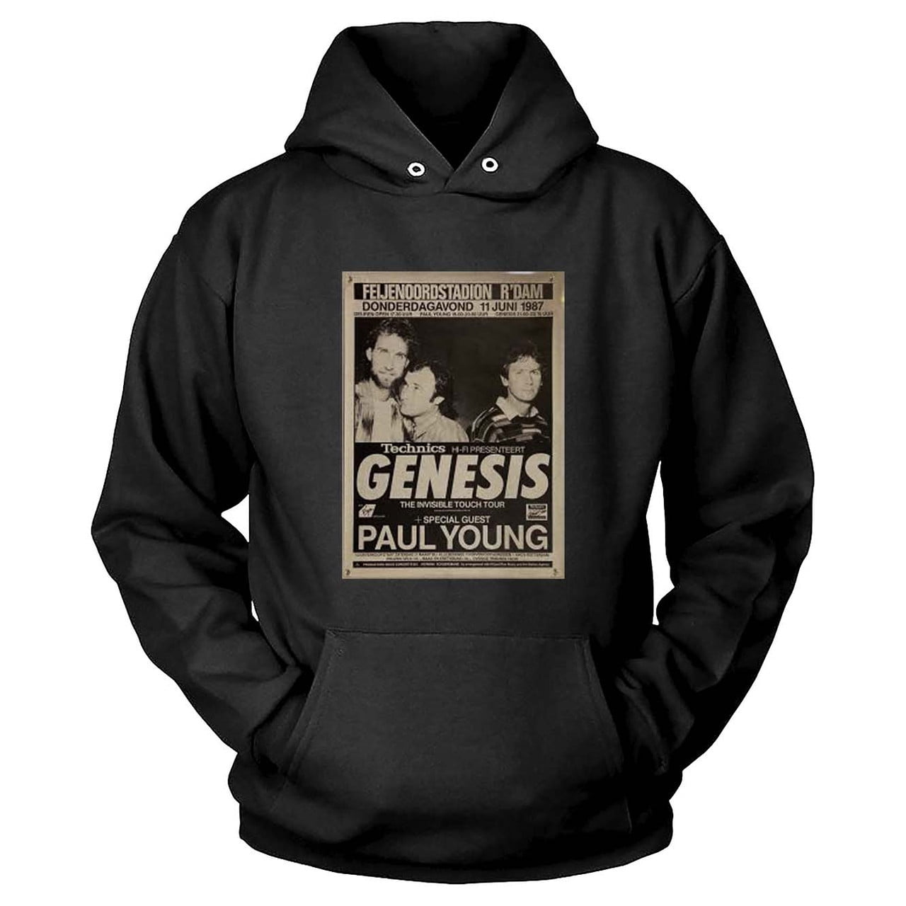 Genesis 1980s Concert S Hoodie - Official Vintage Tour Merchandise ...