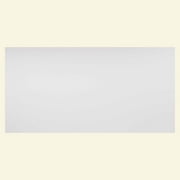 Genesis 2’ x 4’ Smooth Pro (10 Pack) Waterproof, Fire-Rated PVC, Washable, Easy Drop-In Installation, White Solid Through Color Ceiling Tile