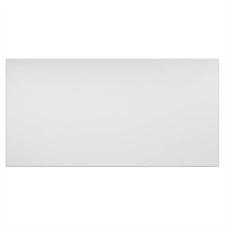 Genesis 2’ x 4’ Smooth Pro (10 Pack) Waterproof, Fire-Rated PVC, Washable, Easy Drop-In Installation, White Solid Through Color Ceiling Tile