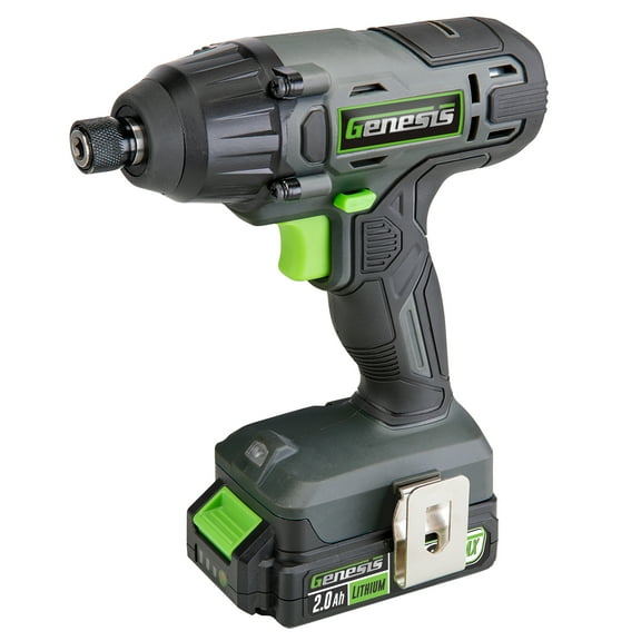 Genesis 20-Volt Cordless Li-Ion 1/4-In. Collet Impact Driver, GLID20B