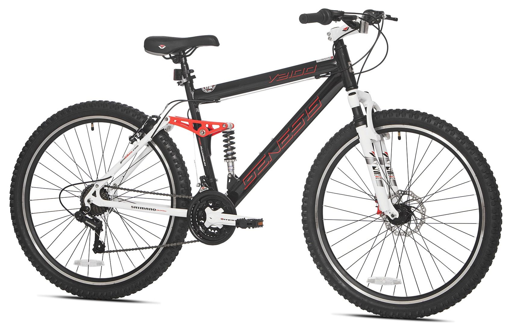 Genesis 27.5" V2100 Men's Mountain Bike, Black - image 1 of 8