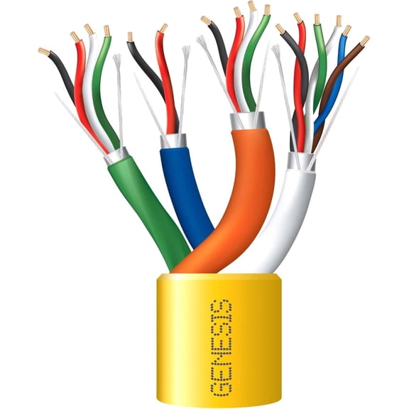 Genesis 32965002, Plenum Composite Access Control, Yellow, 500 Ft. Reel