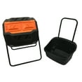 thumbnail image 1 of Genesis 42 Gallon Dual Composting Tumbler with MAZE Composting Cart, 1 of 3