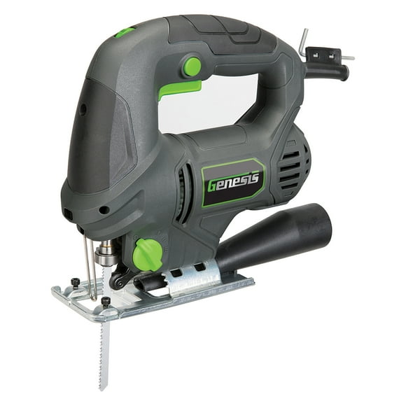 Genesis 5-Amp Variable-Speed Orbital Jigsaw with Blades, GJS500PT