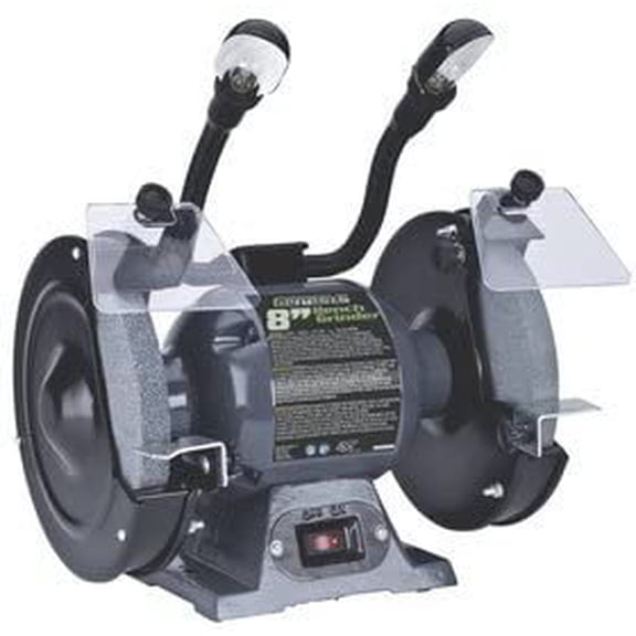 Genesis 8" Bench Grinder w/Dual Light