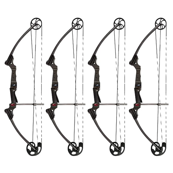 Genesis Archery Compound Bow w/Adjustable Sizing, Left-Handed (4 Pack)