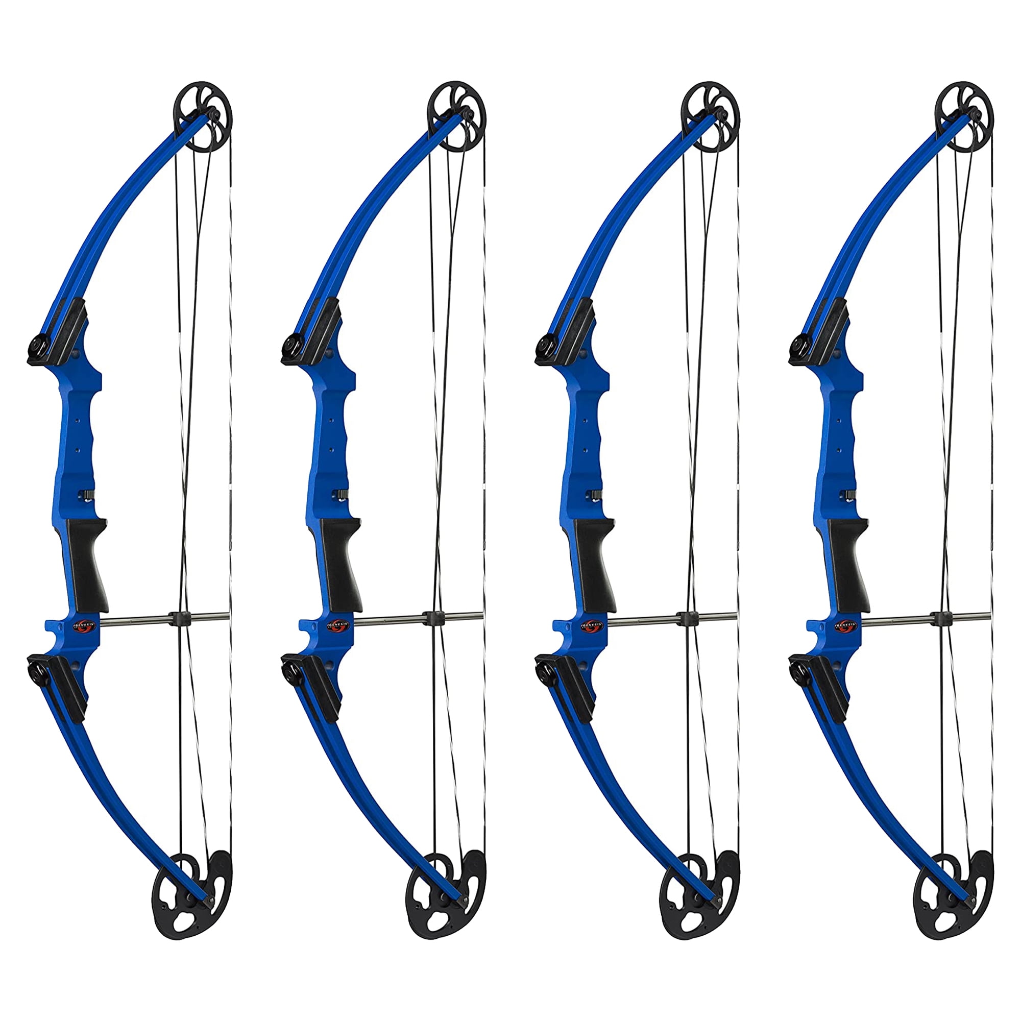 Genesis Archery Compound Bow w/Adjustable Sizing, LeftHanded (4 Pack