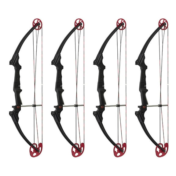 Genesis Archery Compound Bow w/Adjustable Sizing, Left-Handed (4 Pack)