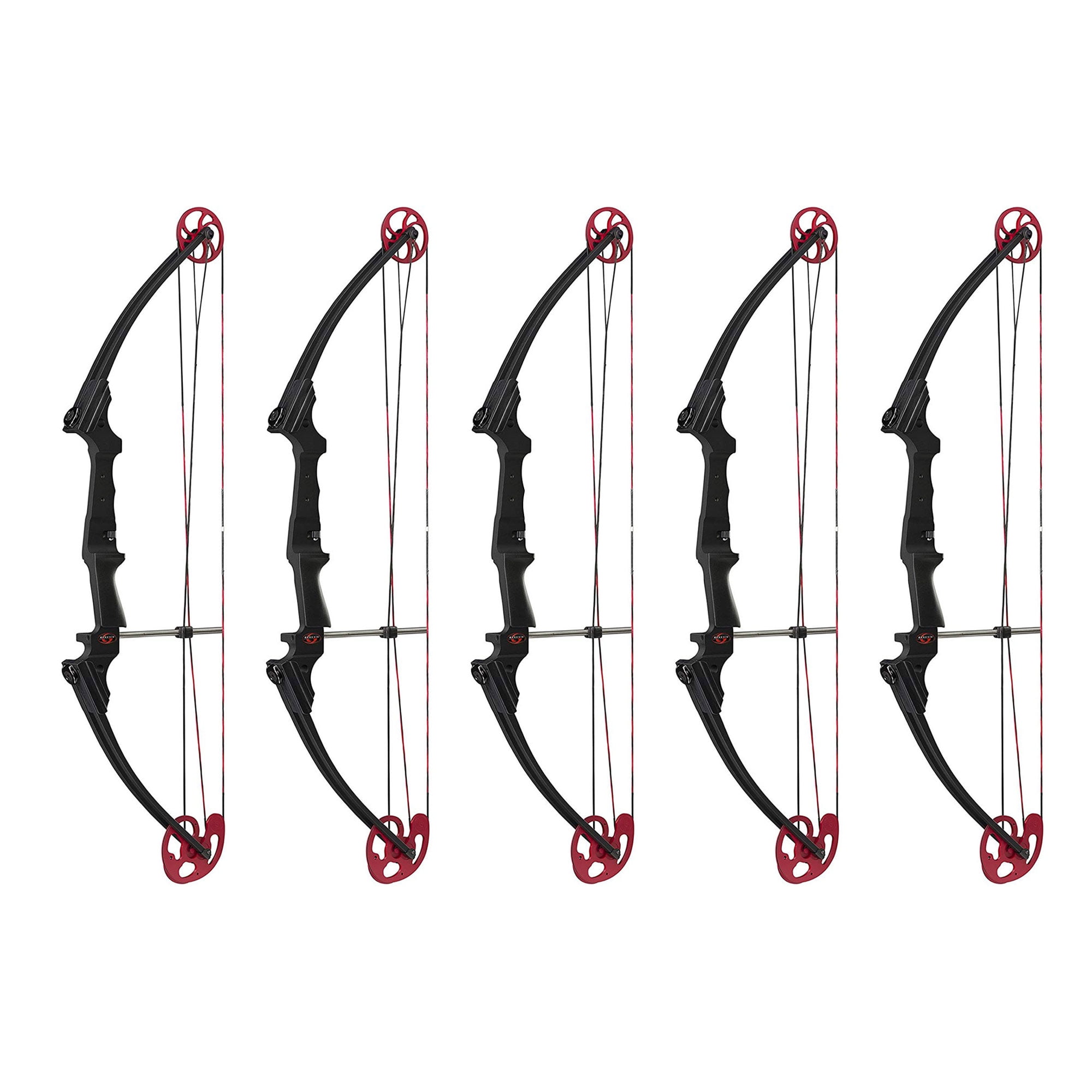 Genesis Archery Compound Bow w/Adjustable Sizing, Left-Handed (5 Pack)
