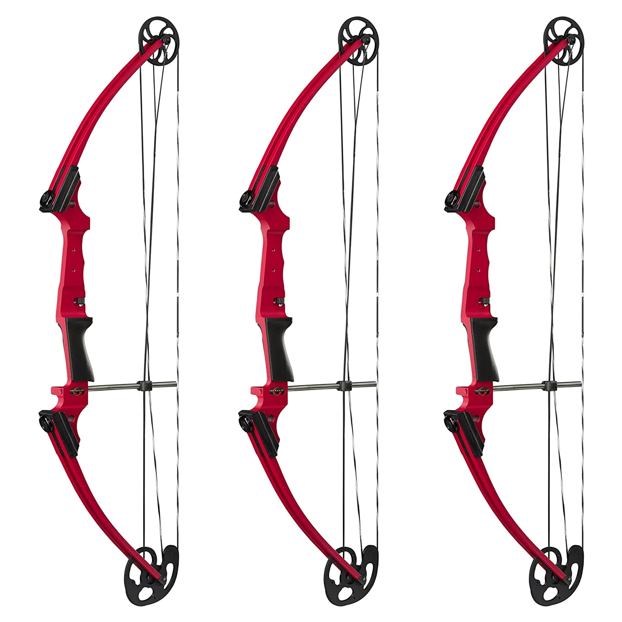 Genesis Archery Compound Bow w/Adjustable Sizing, Right-Handed (3 Pack)