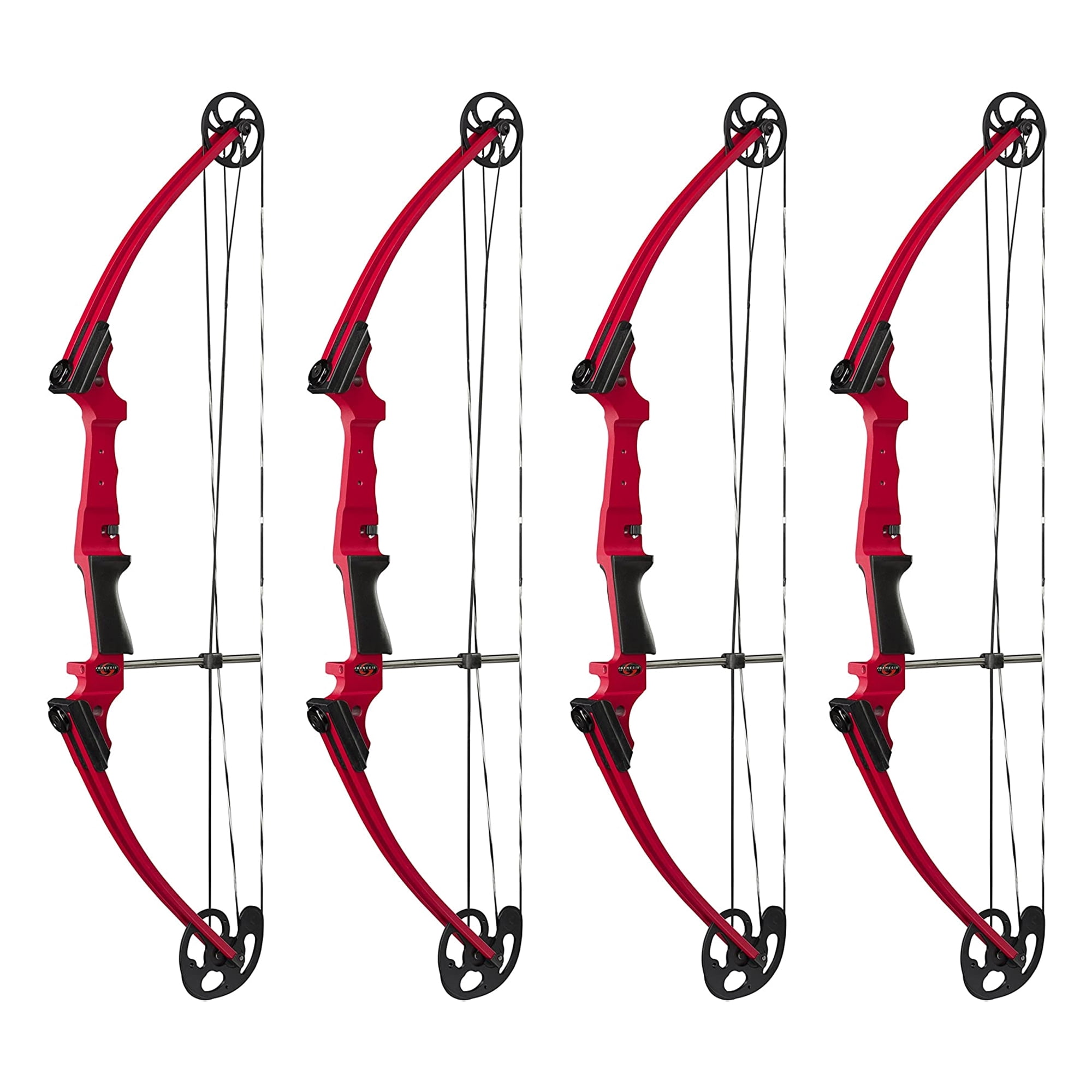 Genesis Archery Compound Bow w/Adjustable Sizing, Right-Handed (4 Pack)