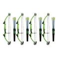 thumbnail image 1 of Genesis Original Archery Compound Bow & Arrow Set, Draw Hand-Left, Green, 4 Pack, 1 of 6