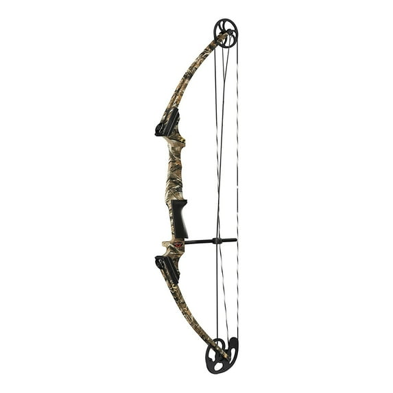 Genesis Archery Original 20 Pound Fiber Left Hand Target Compound Bow, Camo