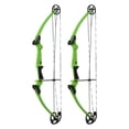 thumbnail image 1 of Genesis Archery Original Adjustable Right Handed Bow, Green (2 Pack), 1 of 9