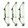 thumbnail image 1 of Genesis Archery Original Adjustable Right Handed Bow, Green (3 Pack), 1 of 9