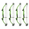 thumbnail image 1 of Genesis Archery Original Adjustable Right Handed Bow, Green (4 Pack), 1 of 9
