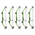 thumbnail image 1 of Genesis Archery Original Adjustable Right Handed Bow, Green (5 Pack), 1 of 5