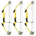 thumbnail image 1 of Genesis Archery Original Adjustable Right Handed Bow, Yellow (3 Pack), 1 of 9